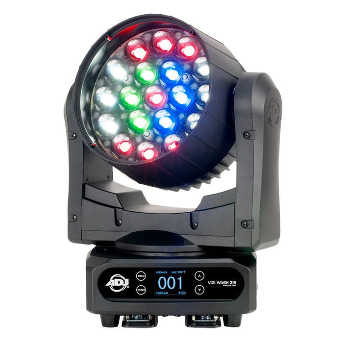 ADJ Vizi Wash Z19 380-Watt LED Moving-Head Beam with Variable Zoom