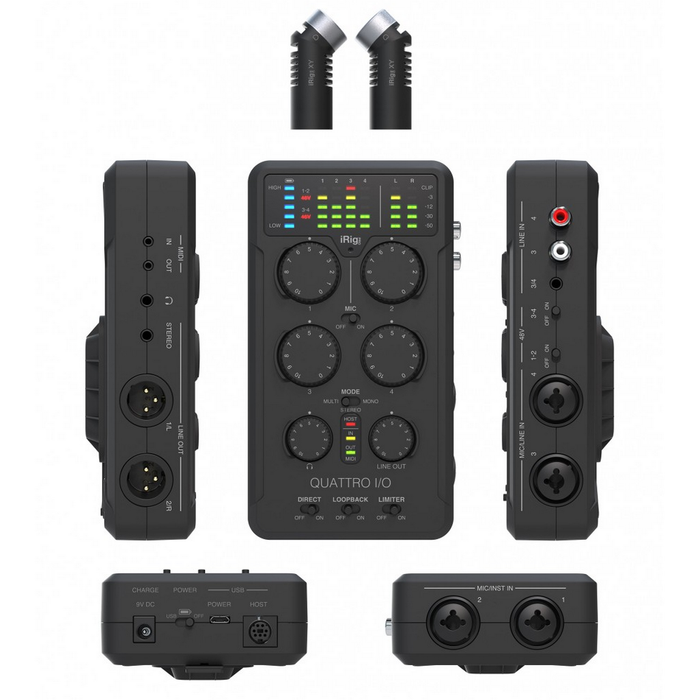 IK Multimedia IP-IRIG-QUATTRO IRig Pro Quattro I/O Audio Interface