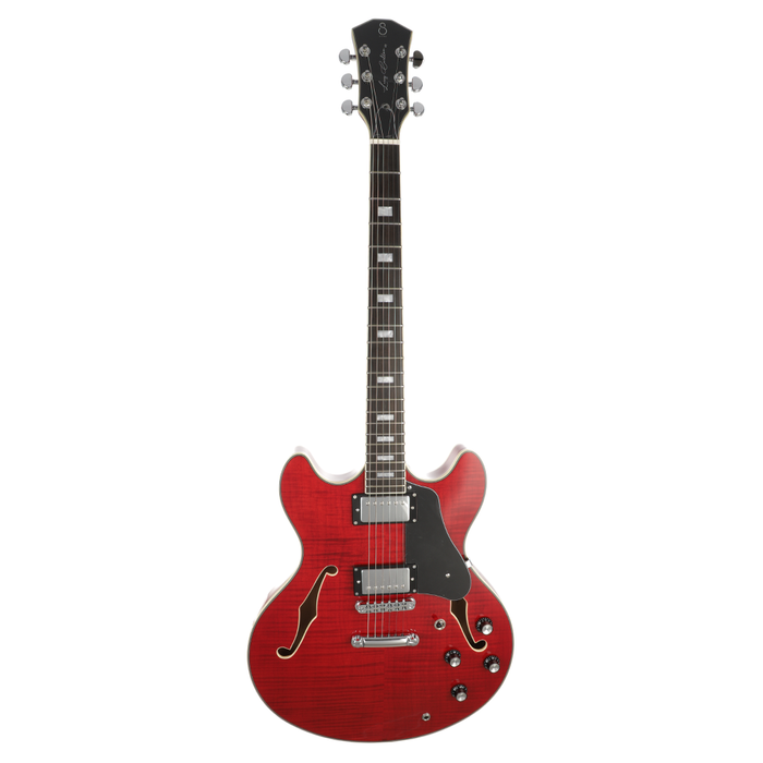 Sire H7 Larry Carlton Semi-Hollow Body Electric Guitar - See Through Red - Preorder - Display Model - Display Model