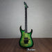 ESP USA M-I FR-DLX Flamed Maple Electric Guitar - Dark Lime Sunburst