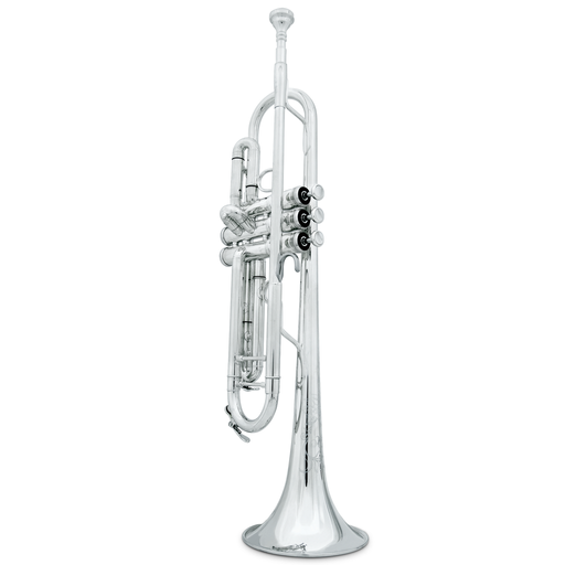 XO Brass 1602RS-R Bb Yellow Brass Trumpet - Silver Plated