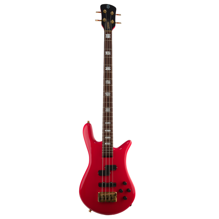 Spector Euro4 Classic Bass Guitar - Solid Red - #21NB16614 - Display Model