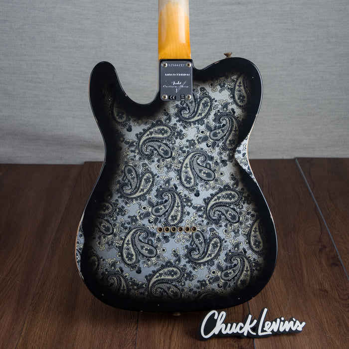 Fender Custom Shop Limited Edition '68 Telecaster Relic – Black Paisley - #CZ566712 - Display Model