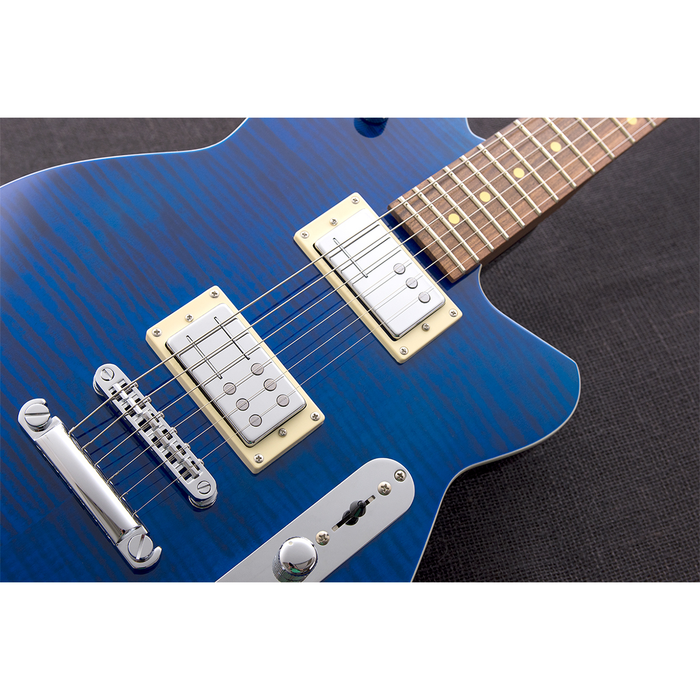 Reverend Charger RA Electric Guitar - Trans Blue - New