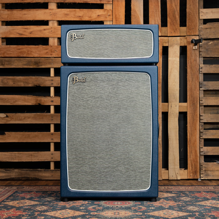 Bartel Roseland 45-Watt 2x12 Half-Stack Guitar Amplifier with Footswitchable Boost, Blue Tolex - CHUCKSCLUSIVE 65th Anniversary Edition