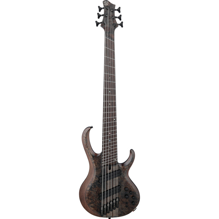 Ibanez 2022 BTB806 Bass Workshop BTB 6-String Multi Scale Bass Guitar - Transparent Gray Flat