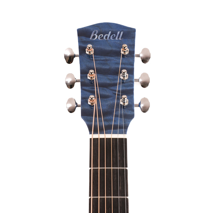 Bedell Seed to Song Dreadnought Acoustic Guitar - Quilt Maple and Adirondack Spruce - Sapphire - CHUCKSCLUSIVE - #822003