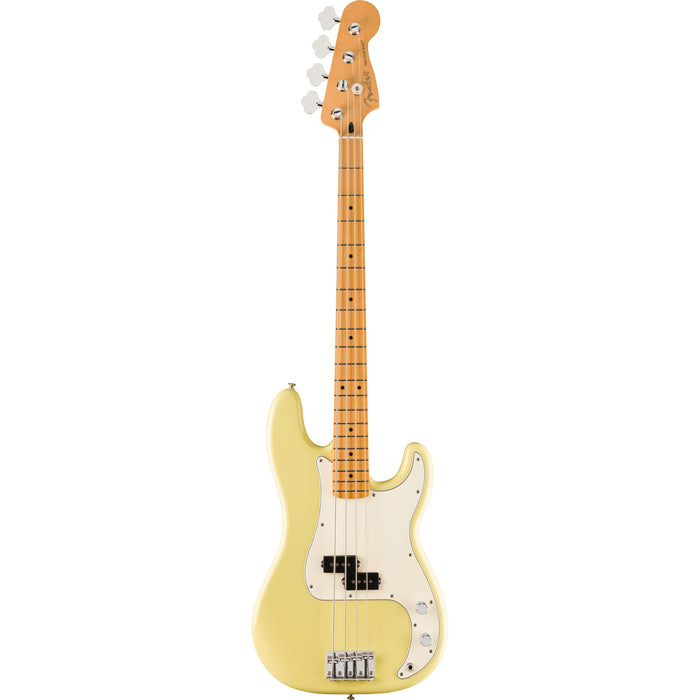 Fender Player II Precision Electric Bass Guitar, Maple Fingerboard - Hialeah Yellow