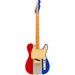 Fender Buck Owens Signature Telecaster Electric Guitar - Red, Silver and Blue Sparkle - Preorder