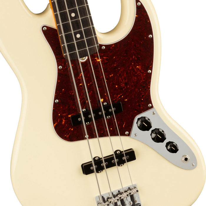 Fender American Professional II Jazz Bass - Olympic White with Rosewood Fretboard