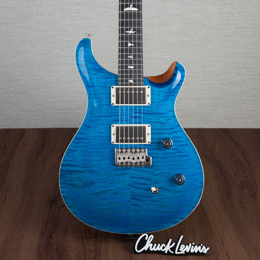 PRS CE24 Flame Maple Electric Guitar, Ebony Fingerboard - Blue Mateo - CHUCKSCLUSIVE - #230364924