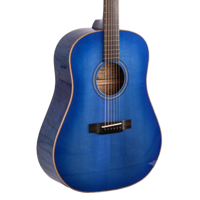 Bedell Seed to Song Dreadnought Acoustic Guitar - Quilt Maple and Adirondack Spruce - Sapphire - CHUCKSCLUSIVE - #822003