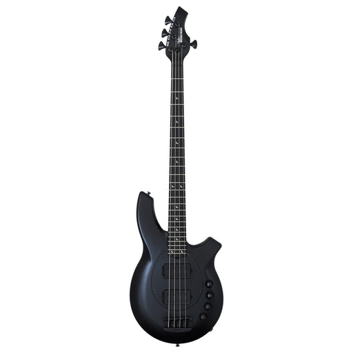 Ernie Ball Music Man Bongo HH 4-String Electric Bass Guitar, Stealth Black - Open Box Mint