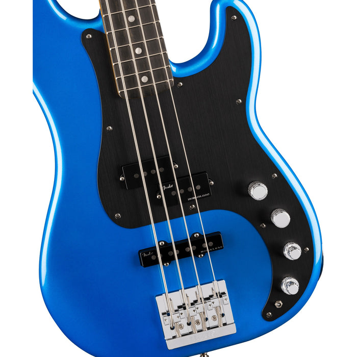 Fender American Ultra II Precision Bass Guitar, Ebony Fingerboard - Noble Blue