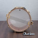 DW 6.5 x 14-Inch Collector's Series Pure Oak Snare Drum - Smoke Glass Contrail with Gold Hardware