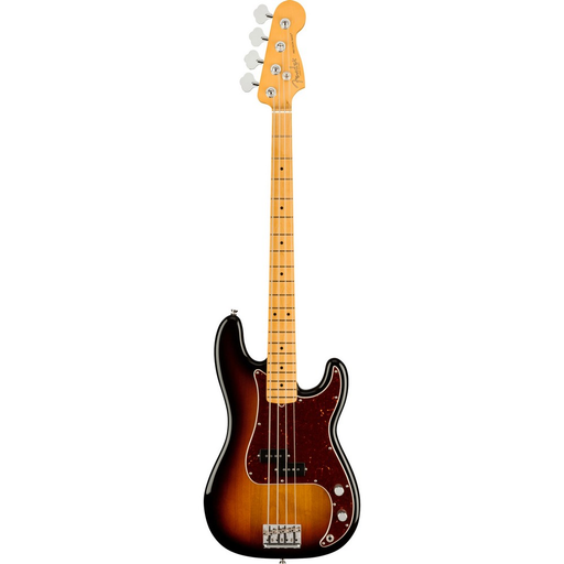 Fender American Pro II Precision Bass Guitar, Maple Fingerboard - 3 Color Sunburst