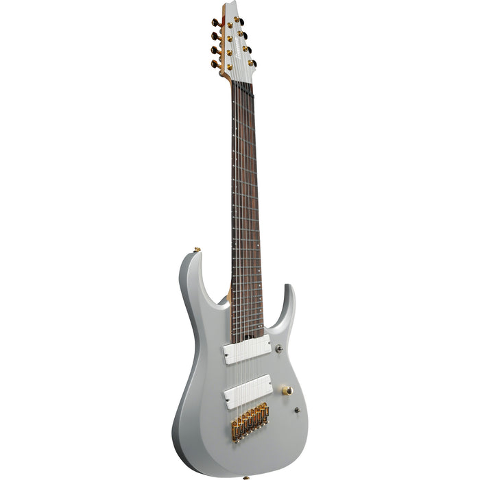 Ibanez RGD Axe Design Lab RGDMS8 Multi-Scale 8-String Electric Guitar - Classic Silver Matte