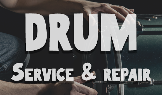 Drum Service and Repair Landing Mobil graphic