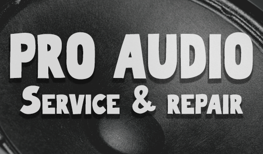 Pro Audio Service and Repair Mobil baner graphic