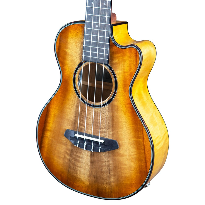 Breedlove ECO Lu'au S Tenor Ukulele CE - Natural Shadow, Myrtlewood