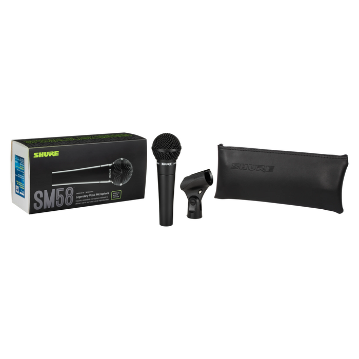 Shure SM58-LC Cardioid Dynamic Vocal Microphone - Limited Edition Black