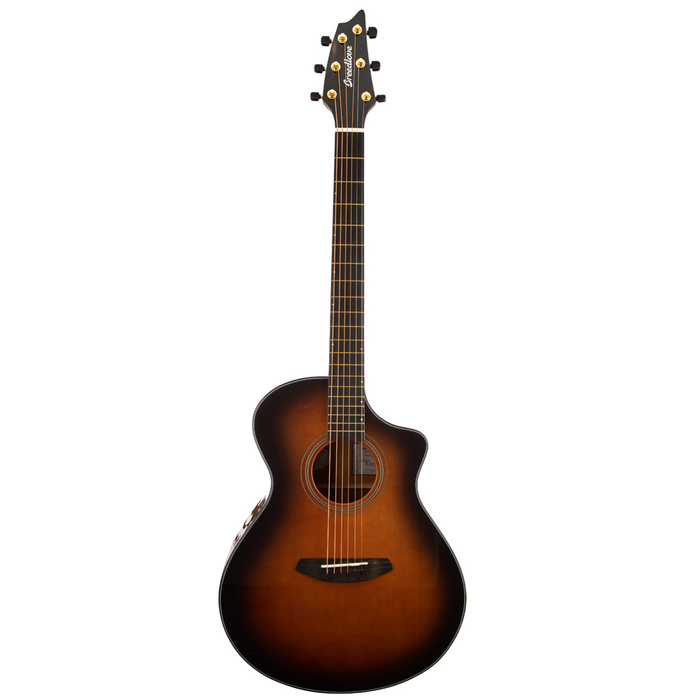 Breedlove Performer Concert Bourbon CE Acoustic Guitar - Bourbon Burst High Gloss - Preorder - New