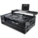 ProX Flight Case for Pioneer DJ XDJ-XZ with Glide Laptop Shelf - Black