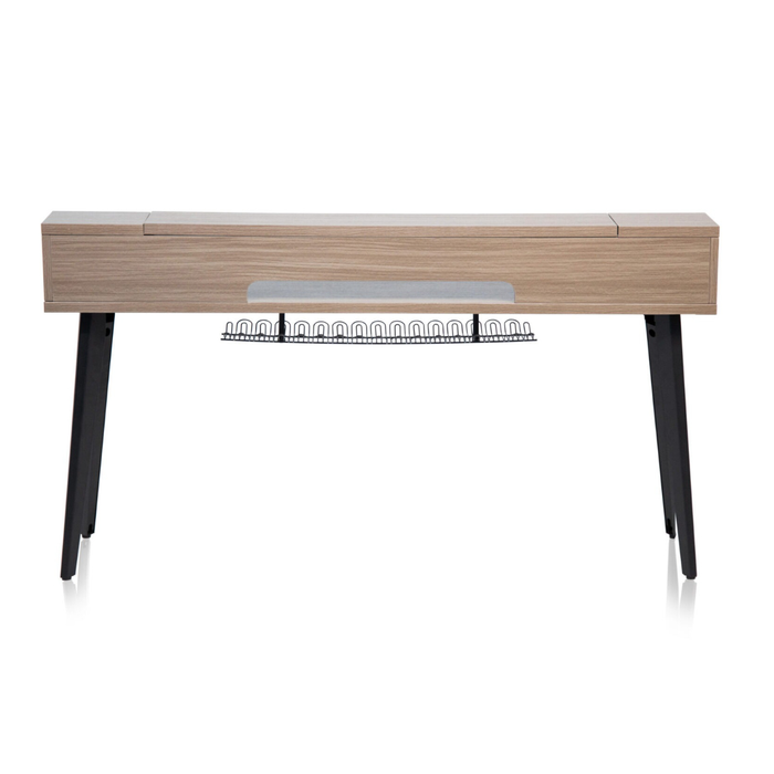 Gator Frameworks Elite Furniture Series 88-Note Keyboard Table - Driftwood Grey