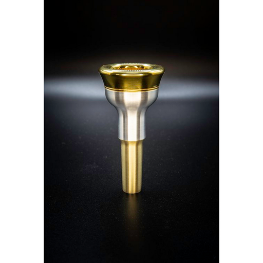 Long Island Brass Co. Sasha Romero Signature Model 600SR Tenor Trombone Mouthpiece - Silver, Large Shank