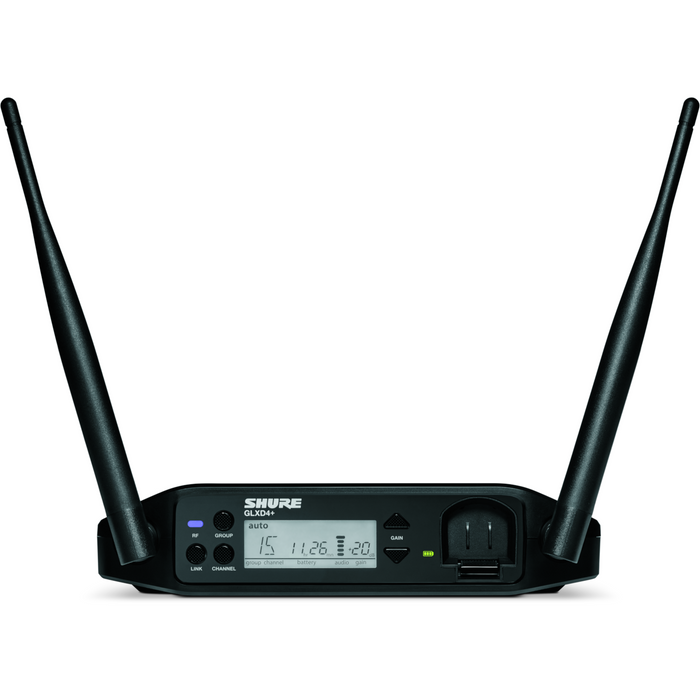 Shure GLXD4+ Dual Band Wireless Receiver