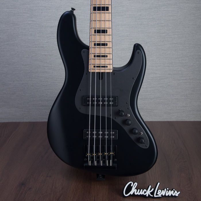 Brubaker USA Custom Steve Jenkins II JXB-5-String Electric Bass Guitar - Black Satin - #046-23