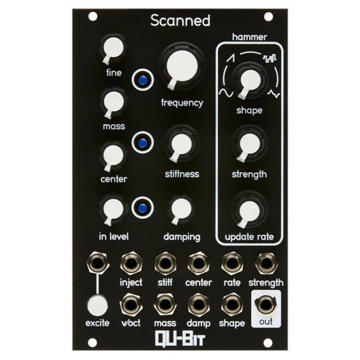 Qu-Bit Scanned Organic Wavetable Oscillator Module - Black