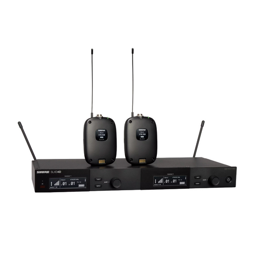 Shure SLXD14D Dual Body Pack Wireless System - G58 Band - New