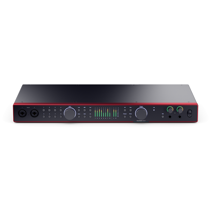 Focusrite Scarlett 18i20 4th Gen 18-In, 20-Out USB Audio Interface with Four 4th Gen Scarlett Mic Preamps - Preorder