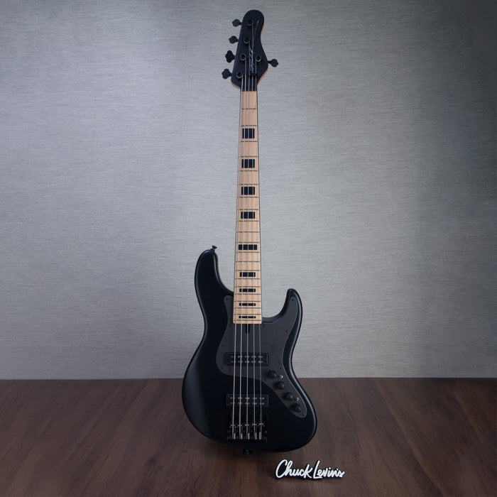 Brubaker USA Custom Steve Jenkins II JXB-5-String Electric Bass Guitar - Black Satin - #046-23