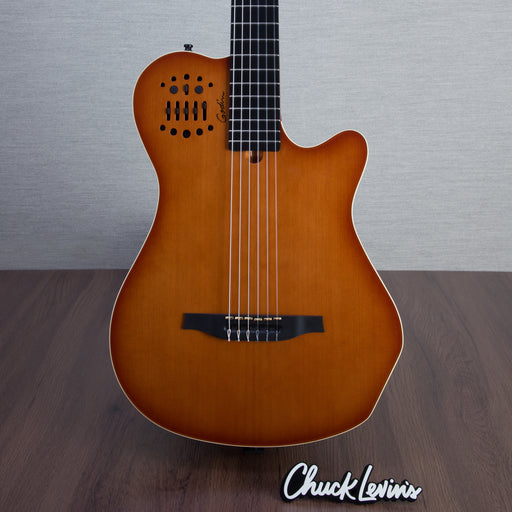 Godin Multiac Grand Concert SA Prototype Nylon String Electric Guitar - Burst - #23306136