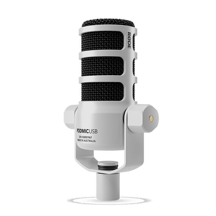 Rode Podmic USB Podcasting Microphone - White