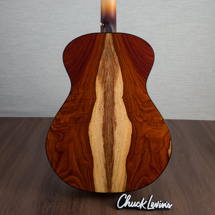 Bedell Revolution OM Acoustic Guitar - Cocobolo and AD Spruce - Amber Burst - CHUCKSCLUSIVE - #123005