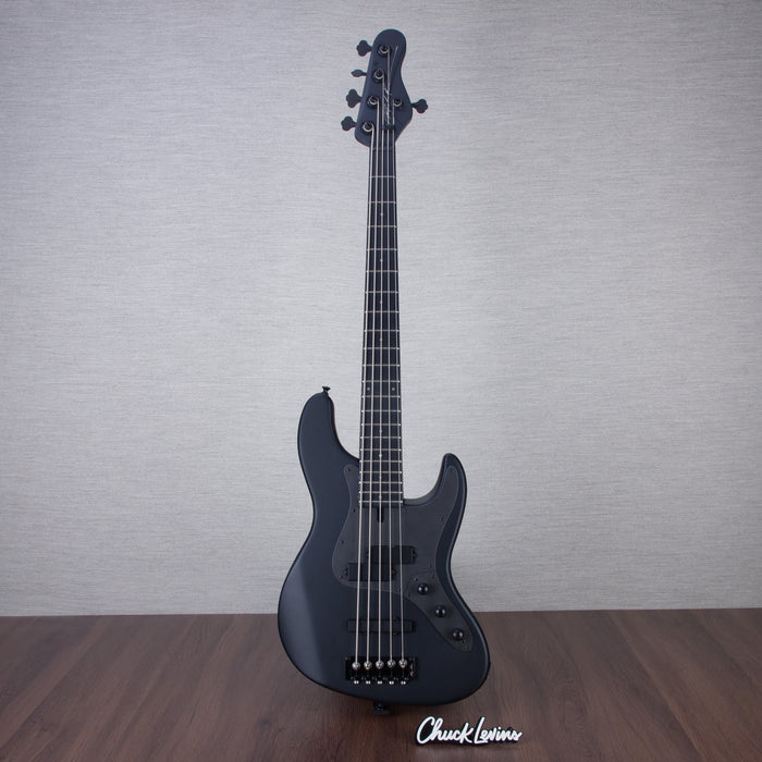 Brubaker USA Performance Series JXB-5 Electric Bass Guitar - Black Satin - #050