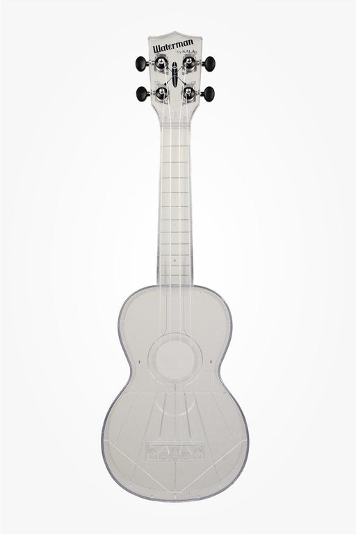 Kala Waterman Soprano Composite Translucent Ukulele - Gloss All Clear - New