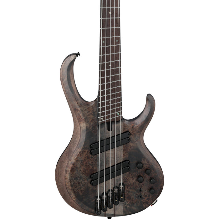 Ibanez 2022 BTB805 Bass Workshop BTB 5-String Multi Scale Bass Guitar - Transparent Gray Flat