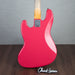 Fender Custom Shop 1963 Jazz Bass Journeyman Relic Electric Bass - Aged Fiesta Red - #CZ573105