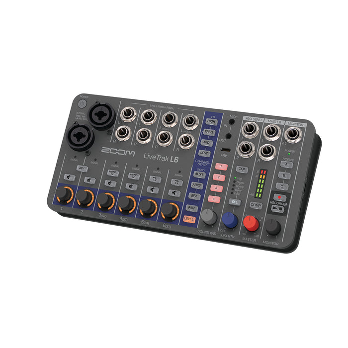 Zoom LiveTrak L6 10-Track Digital Mixer Recorder