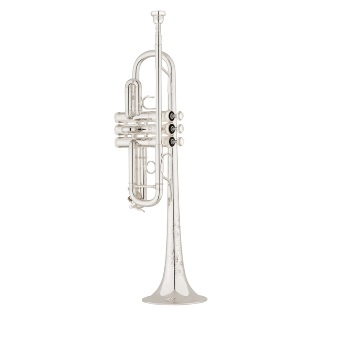 S.E. Shires TR401 Model 401 C Trumpet - Silver Plated