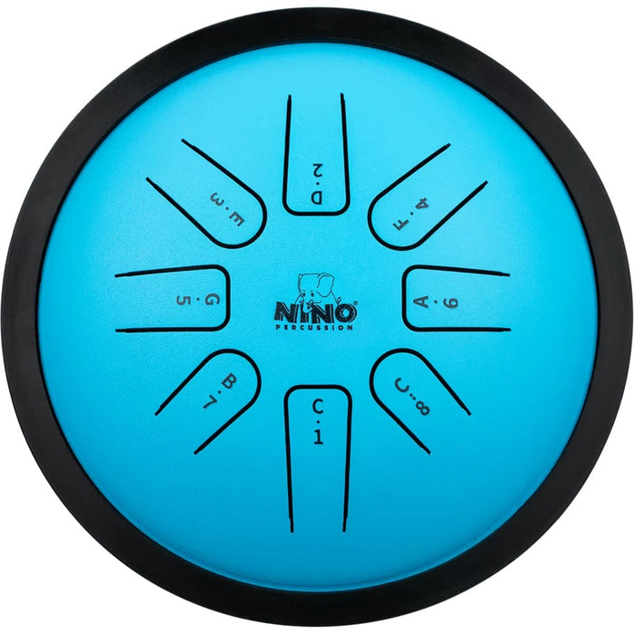 Nino 7-Inch Mini Melody Small Steel Tongue Drum - Blue