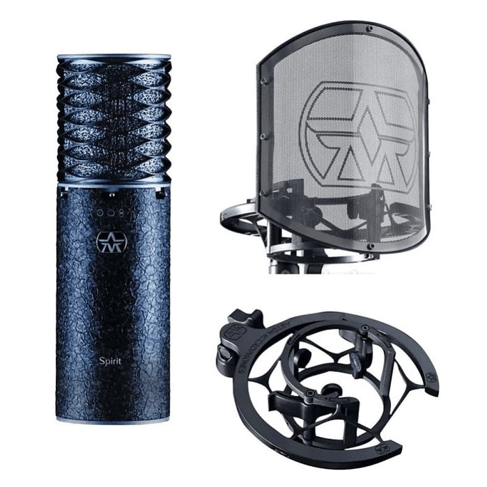 Aston Microphones Black Spirit Condenser Microphone Bundle