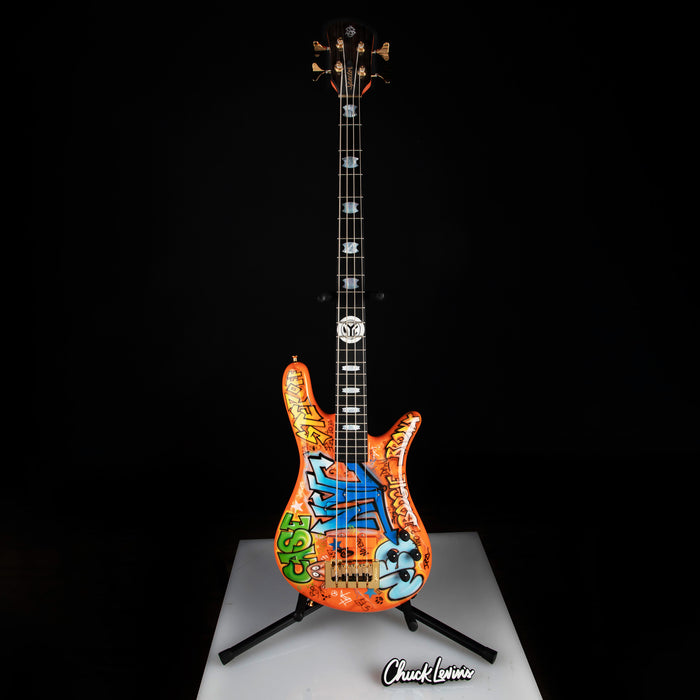 Spector USA Custom NS-2 NYC Graffiti Collection Limited Edition Bass Guitar - CHUCKSCLUSIVE - #1558 - Display Model, Mint