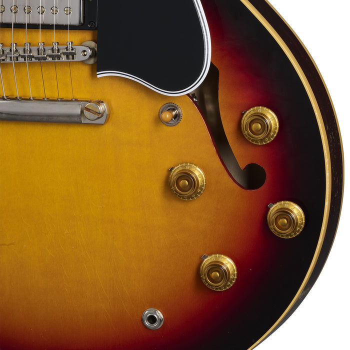 Gibson Murphy Lab 1958 ES-335 Reissue Semi-Hollowbody Electric Guitar - Light Aged Tri-Burst - New