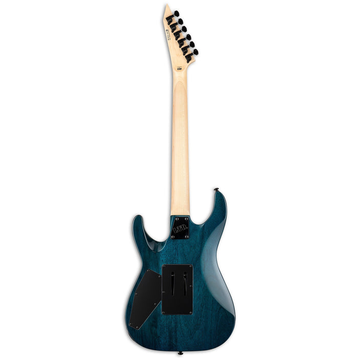 ESP LTD MH-203QM Electric Guitar - See Thru Blue - New