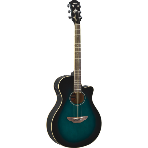 Yamaha APX600 Acoustic Electric Guitar - Oriental Blue Burst - New,Oriental Blue Burst